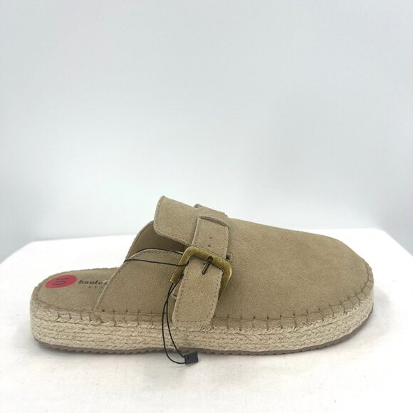 New Haute Hippie Aria 100% Genuine Suede Espadrilles Clogs Women's 10 - Picture 5 of 10